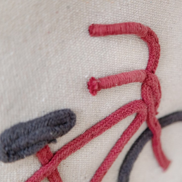 Porte-Poche Mural Cool Kids Ride Bikes En Coton Eco City