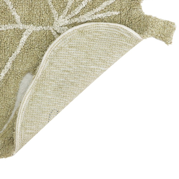 Tapis Rectangulaire En Coton Mini Monstera Mini Ones