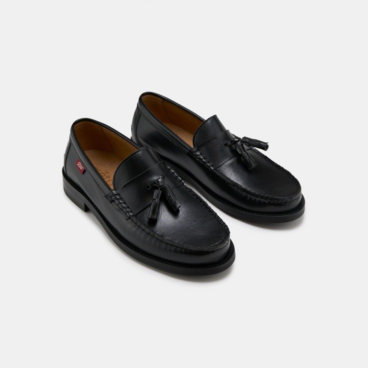 Mocassins mixtes Minho en cuir d'olive