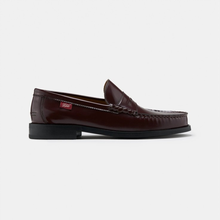 Mocassins mixtes Braga en cuir d'olive