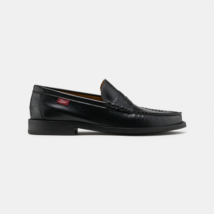 Mocassins mixtes Braga en cuir d'olive