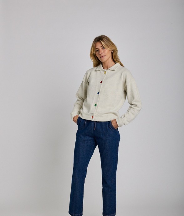 Cardigan Cycle Blanc