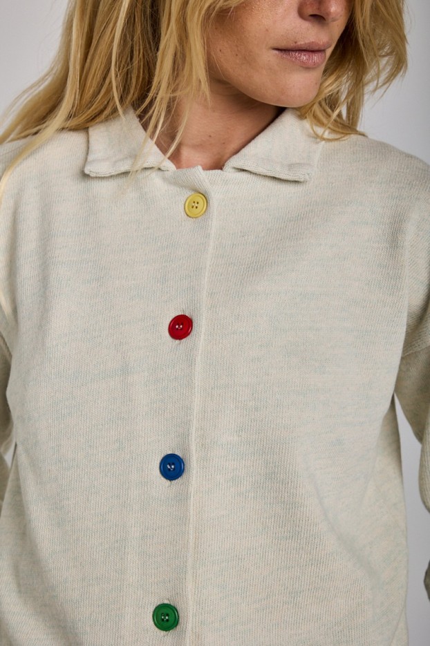 Cardigan Cycle Blanc