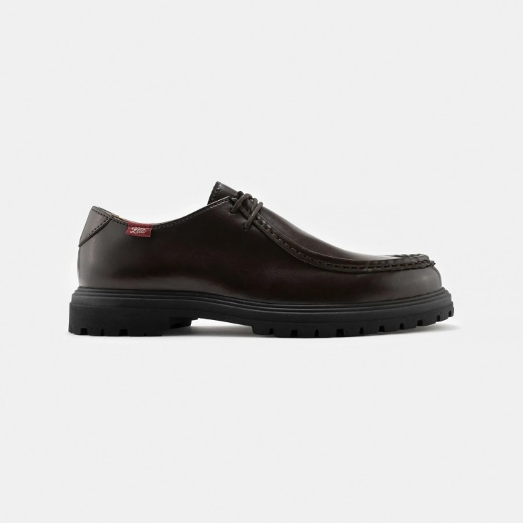 Derbies mixtes Soajo en cuir d'olive
