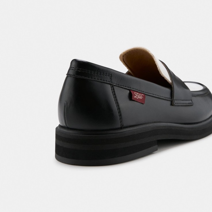 Mocassins mixtes Douro en cuir d'olive