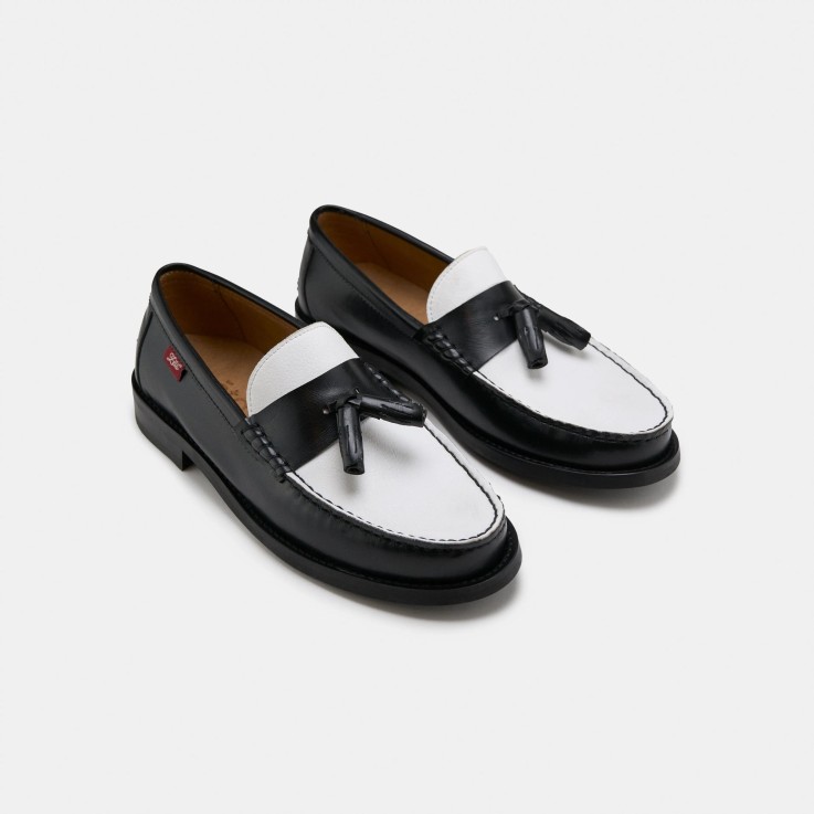 Mocassins mixtes Minho en cuir d'olive
