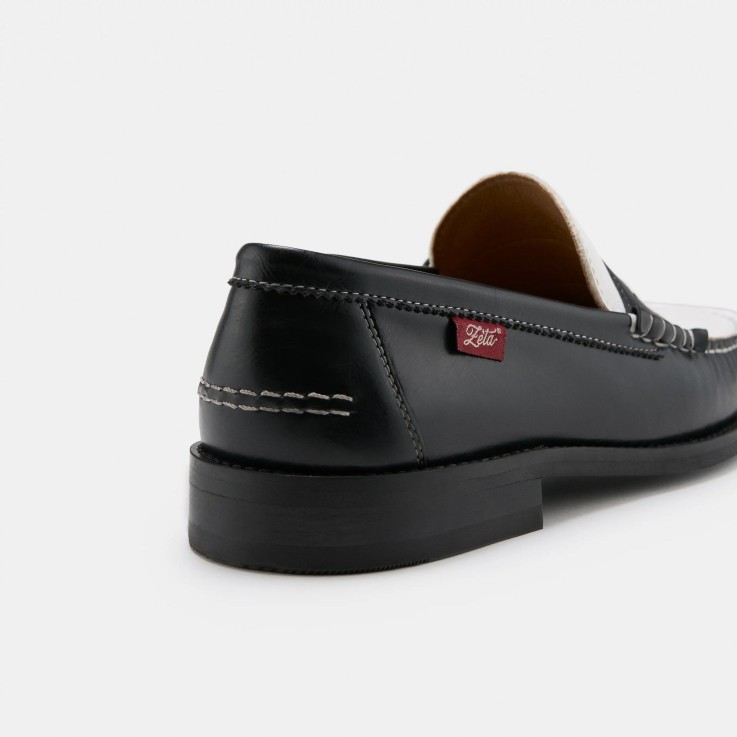 Mocassins mixtes Braga en cuir d'olive