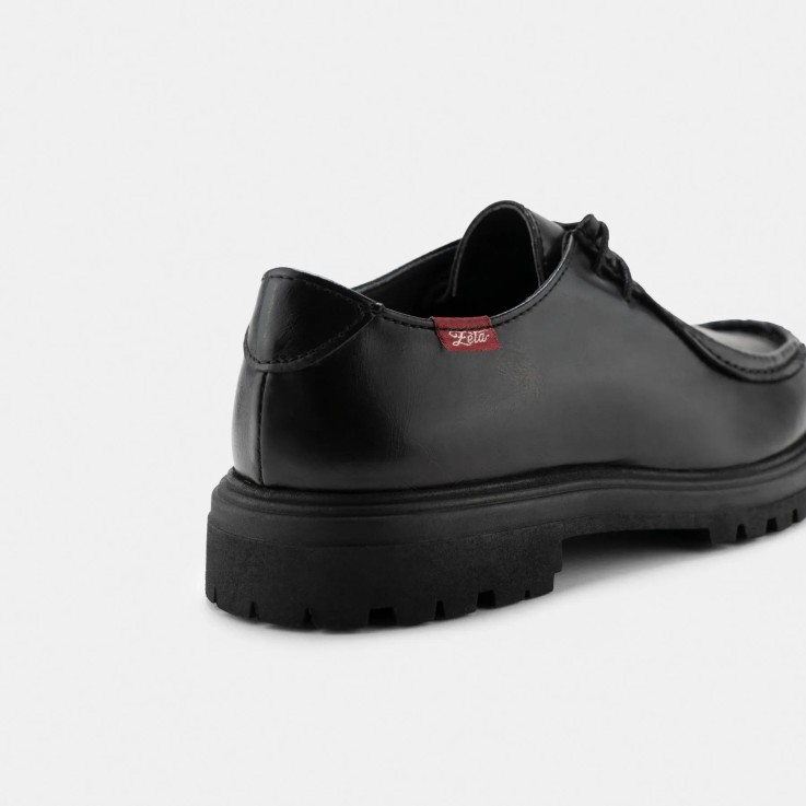 Derbies mixtes Soajo en cuir d'olive