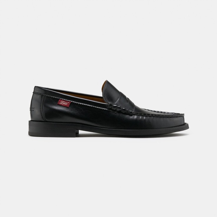 Mocassins mixtes Braga en cuir d'olive