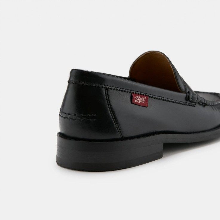 Mocassins mixtes Braga en cuir d'olive
