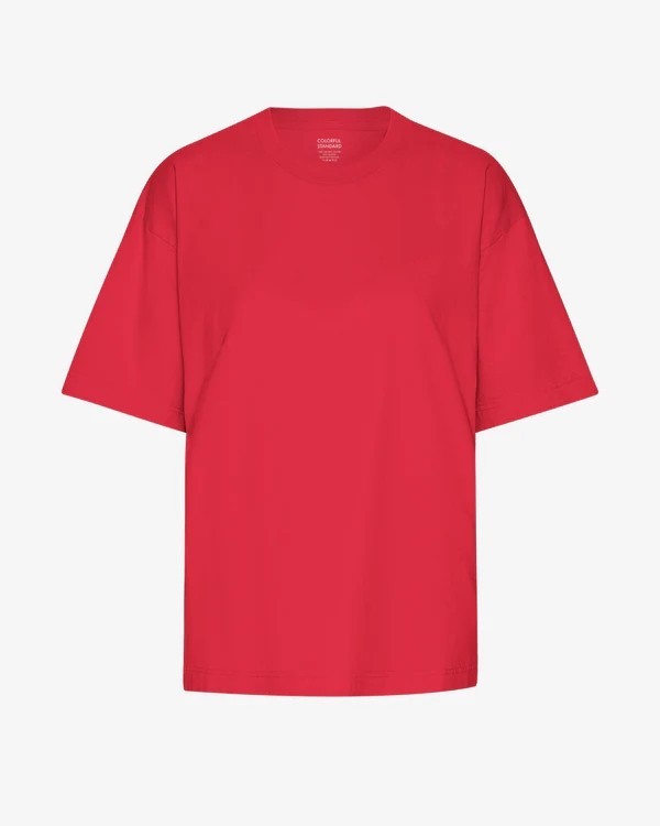 Oversized Tee-Shirt Scarlet Red
