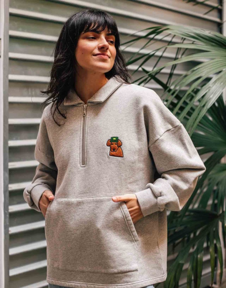 Sweat Manso Alfred Gris Chiné