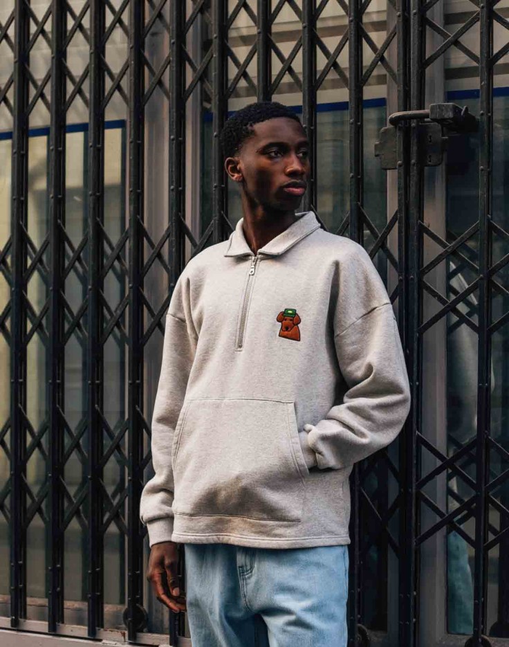 Sweat Manso Alfred Gris Chiné