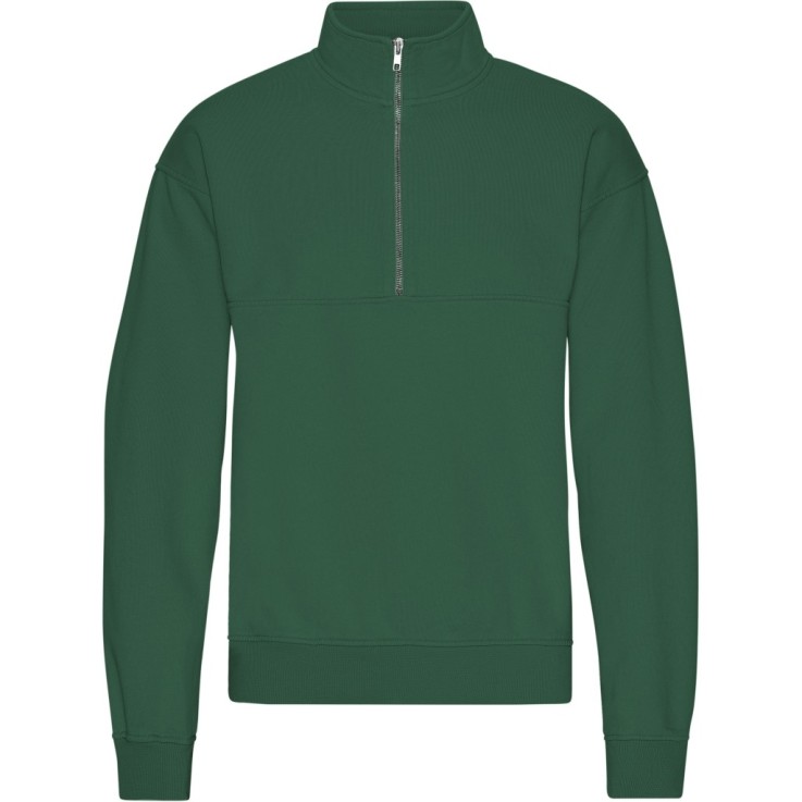 Quarter Zip Emerald Green