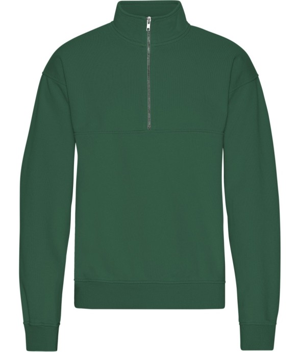 Quarter Zip Emerald Green