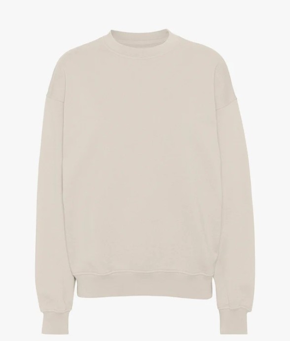 Oversized Crewneck Ivory White