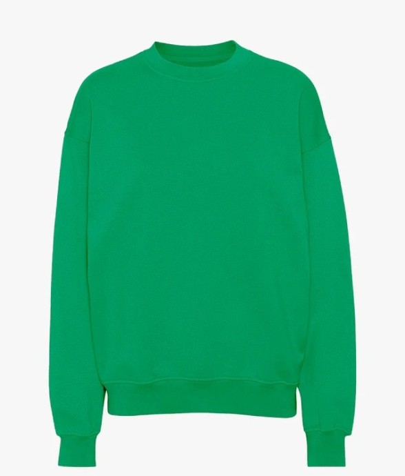 Oversized Crewneck Kelly Green