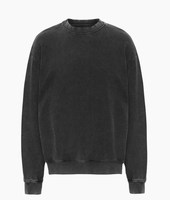Oversized Crewneck Faded Black