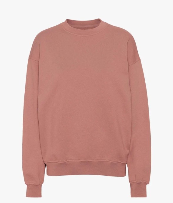 Oversized Crewneck Rosewood...