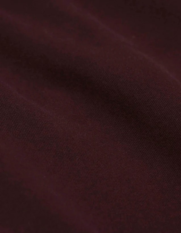 Oversized Crewneck Oxblood Red