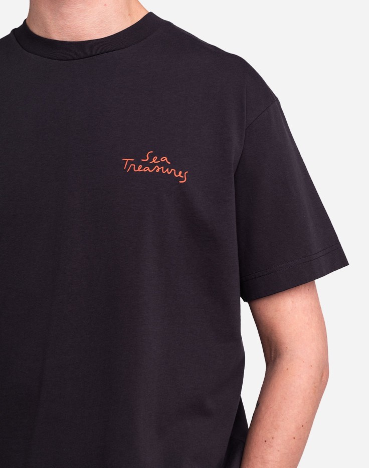 Tee-Shirt Sea Treasures Noir Carbone