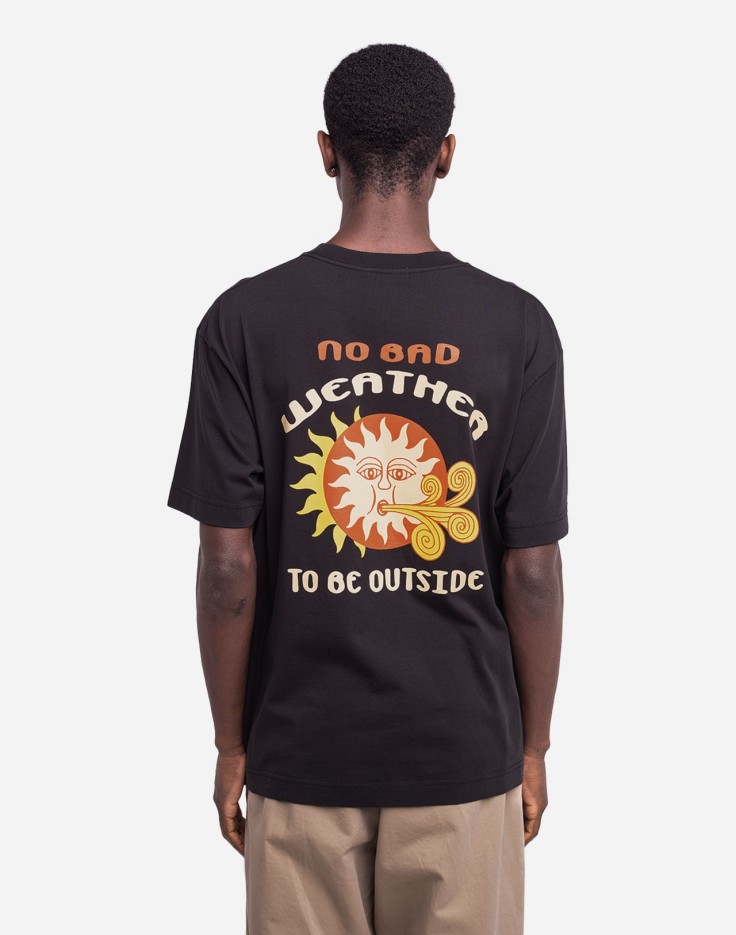 Tee-Shirt Weather Noir Carbone