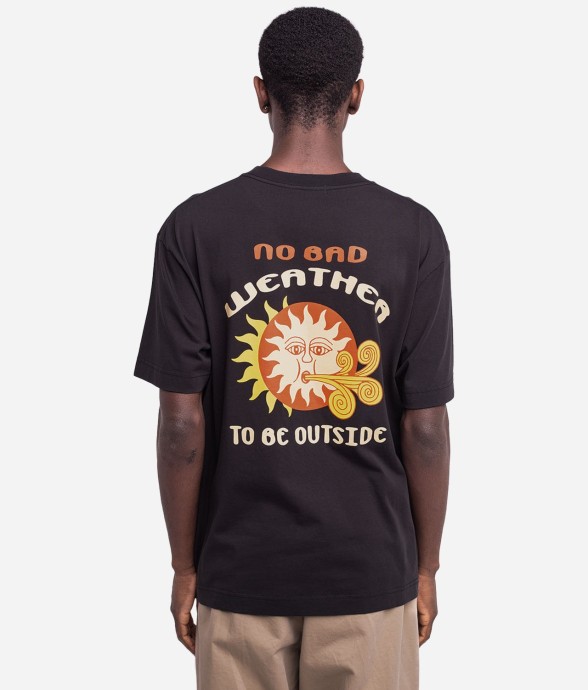 Tee-Shirt Weather Noir Carbone