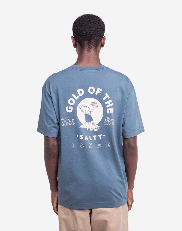 Tee-Shirt Gold Steel Blue