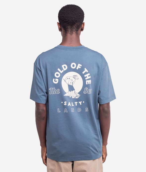 Tee-Shirt Gold Steel Blue