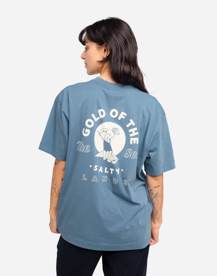 Tee-Shirt Gold Steel Blue