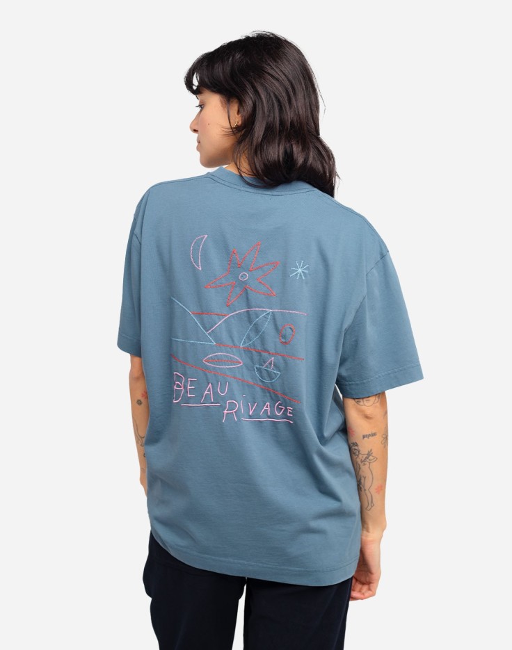 Tee-Shirt Rivage Steel Blue