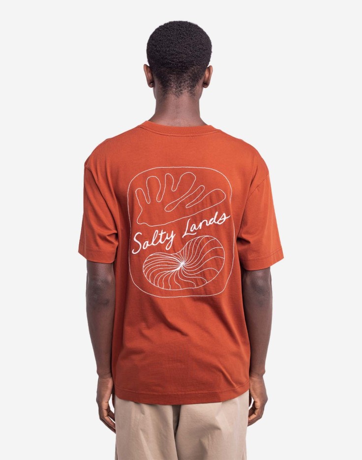 Tee-Shirt Shell Weed Rouille