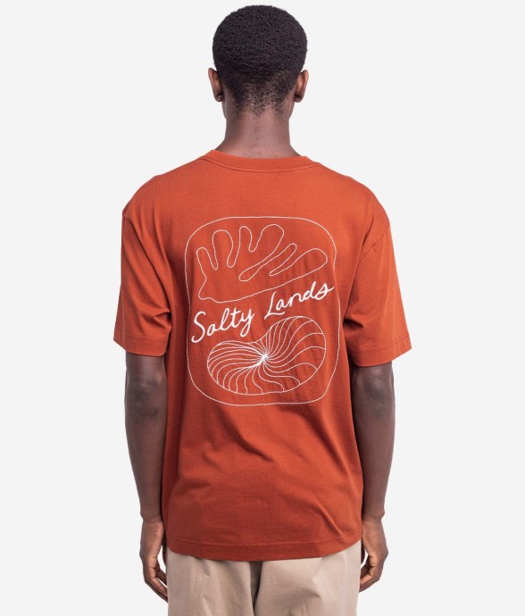 Tee-Shirt Shell Weed Rouille