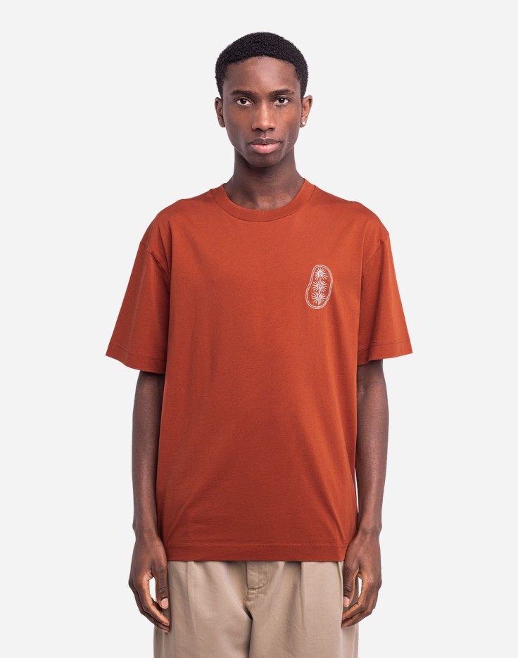 Tee-Shirt Shell Weed Rouille