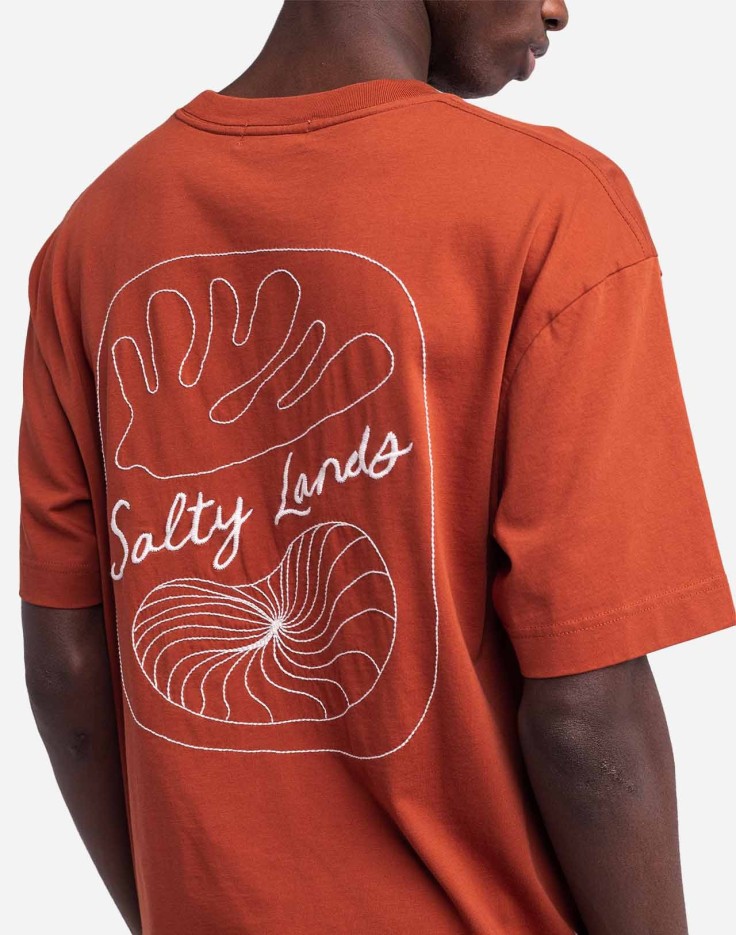 Tee-Shirt Shell Weed Rouille