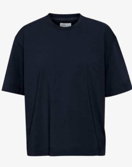Tee-shirt Oversized Coton Bio - Navy Blue
