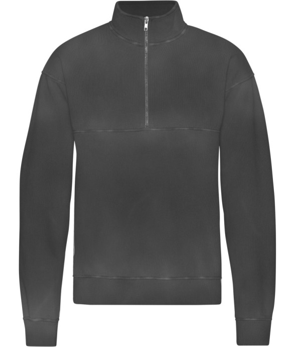 Quarter Zip Faded Black