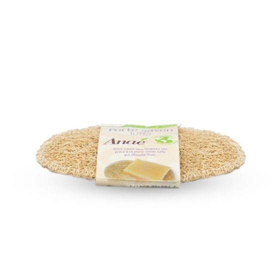 Porte-Savon en Eponge Végétale Luffa