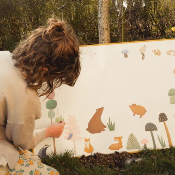 Jeu magnétique animaux forêt