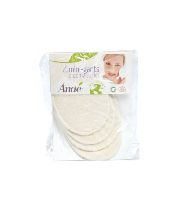 4 Mini-Gants Démaquillant...