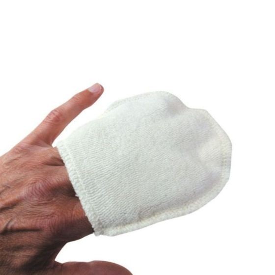4 Mini-Gants Démaquillant en Coton Organic et Lavables