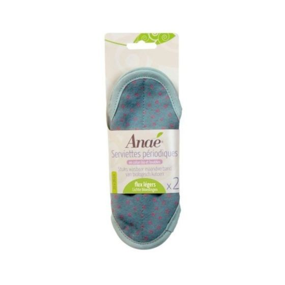 Lot 2 Serviettes Hygièniques Lavables Mini-cercles - Mini