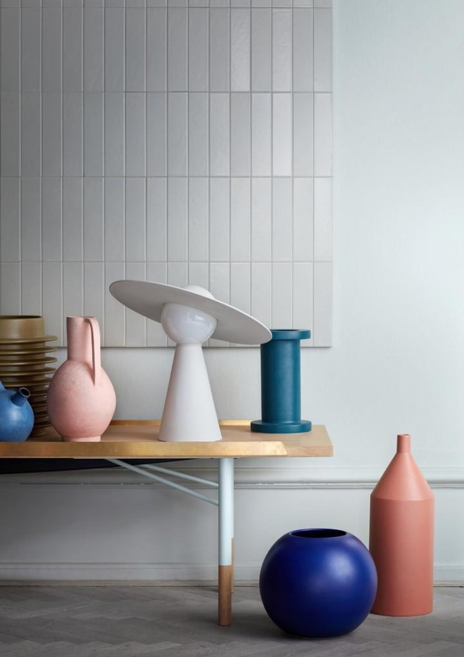 Lampe en céramique de table