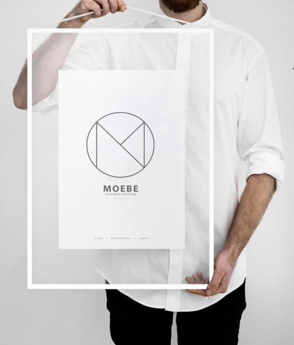 Cadre A2 Aluminium Blanc