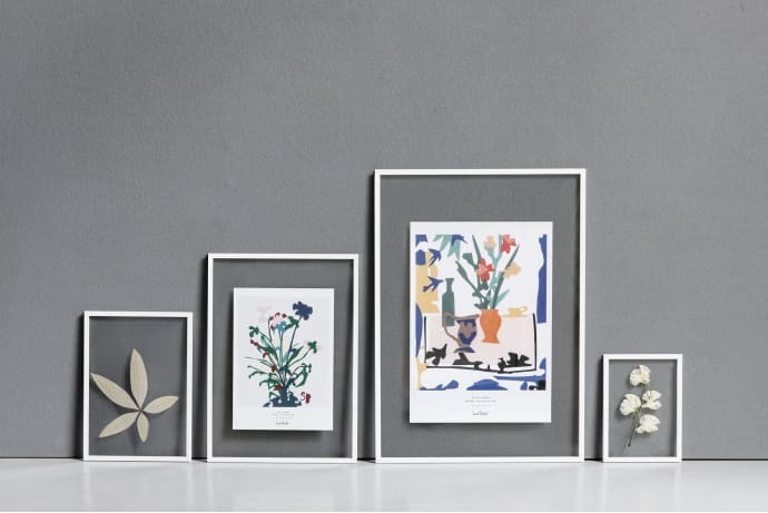 Cadre A2 Aluminium Blanc