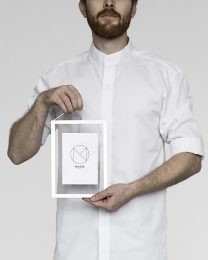 Cadre A5 Aluminium Blanc