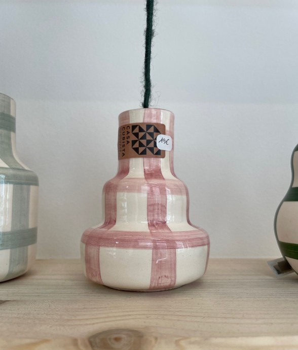 Stepped Mini Vase Mauve