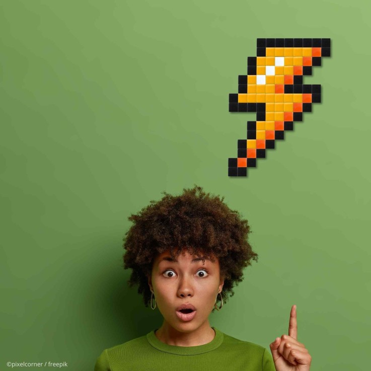 Pixel Art Kit - Lightning Bolt - Eclair