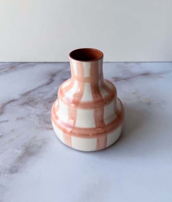 Stepped Mini Vase Terracotta