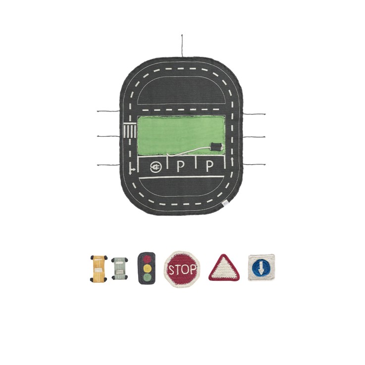 Ensemble De Jouets Eco City En Coton Eco City